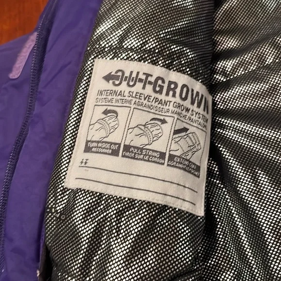 Columbia Girls Winter Coat Jacket size Small 7/8 with outgrown sleeves - Picture 9 of 11